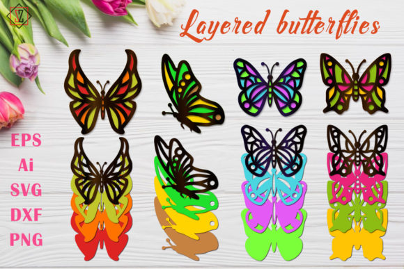 Elevate Your Projects with 3D Butterfly SVG Files
