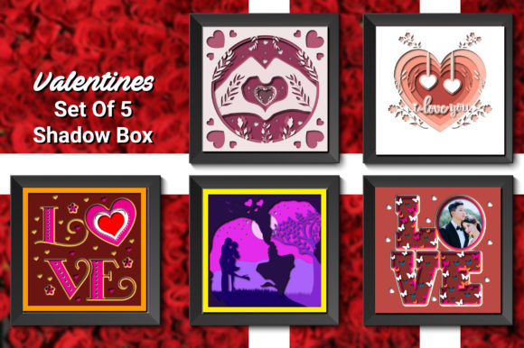 Elevating Romantic Design: The Strategic Value of the 3D Valentine's Day Shadow Box Bundle