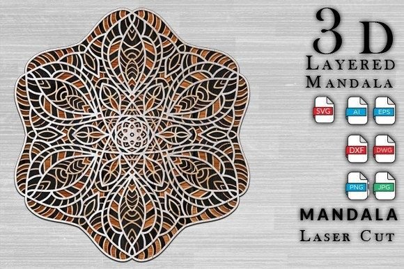 Elevating Spaces with 3D Mandala Digital Laser Cut Designs