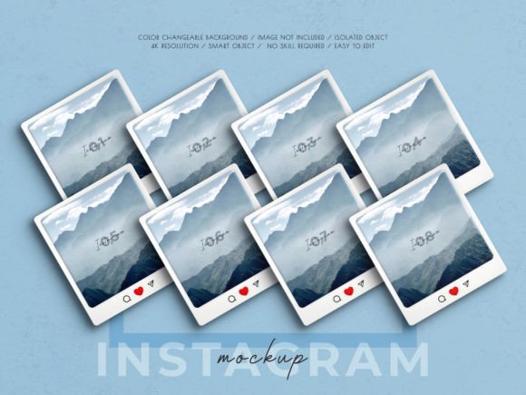 Elevating Your Brand with a Professional Instagram Post Mockup 3d Render Design