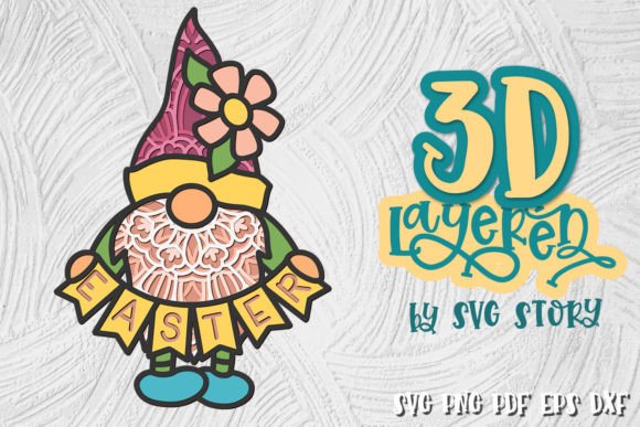 Evaluating the 3D Easter Gnome Layered Design for Professional Crafting