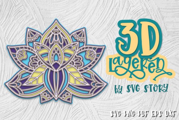 Evaluating the 3D Layered Lotus Mandala SVG for Precision Crafting