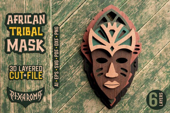 Evaluating the African Tribal Mask 3D Layered Cut File for Modern Crafting Projects