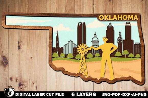Evaluating the Oklahoma SVG 3D Layered Laser Cut File for Plywood Projects