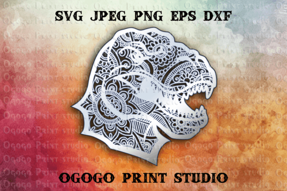 Evaluating the Tyrannosaurus 3D Layered Mandala SVG for Crafting Projects