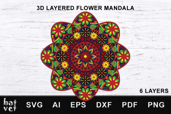 Integrating Flower Mandala 3D Layered Design into Professional Creative Workflows