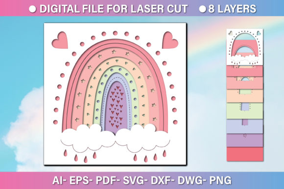 Mastering 3D Rainbow Paper Cut SVG Files