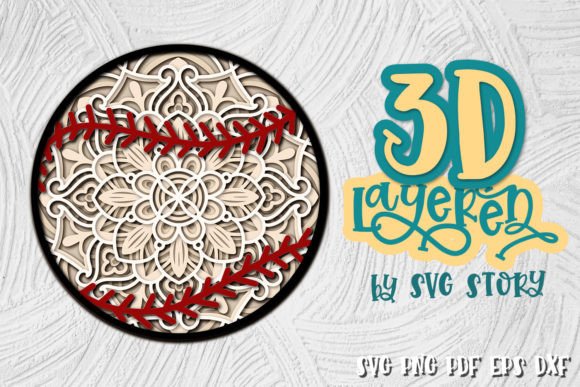 Mastering Multi-Layered Sports Designs: A Guide to the 3D Baseball Layered Ball Sport Game SVG