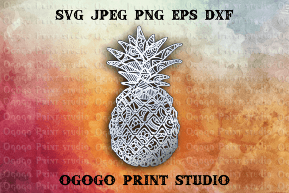Strategic Design Execution with the Pineapple 3D Layered Mandala SVG