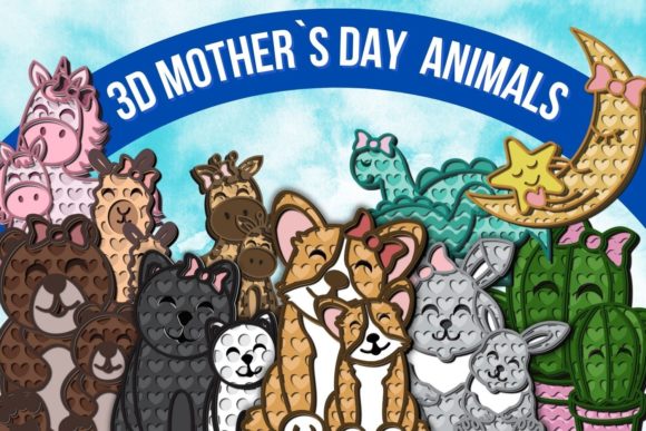 Unlocking Creativity: The Ultimate Guide to 3D Mother's Day Animals SVG Bundles