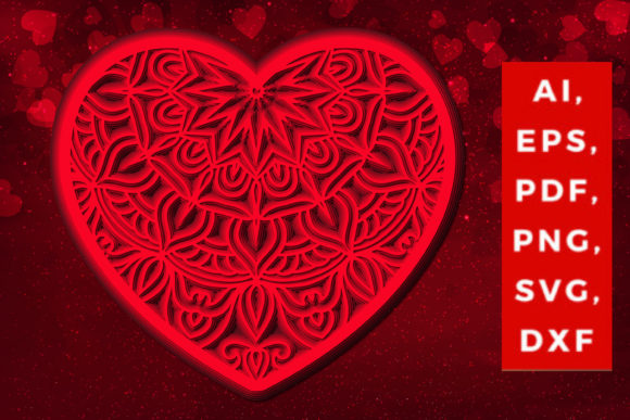 Unlocking Romance: The Magic of Layered 3D Valentine Hearts Design SVG for Modern Crafters