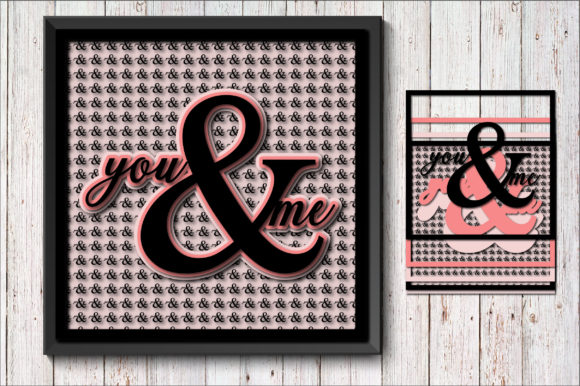 Wedding You Me Multilayer 3D: A Modern Design Asset